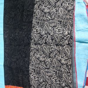 Combo Of Three Sarees With Stitched Blouses