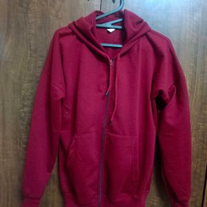 PRICE DROP!!! Maroon Unisex Fleece Jacket!