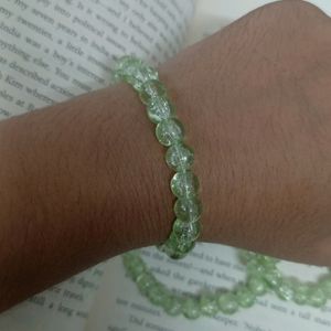 Green 🍏💚 Crackle Bracelet