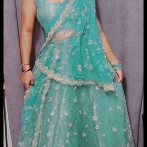 Choli Set , Sea Green Colur .