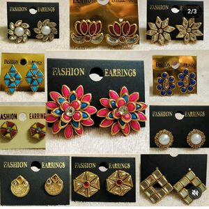 Customized Kundan Silk Thread Earrings