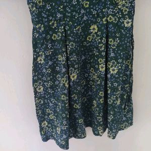 Floral Green Dress