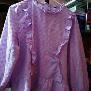 Tokyo Talkies Lavender Top