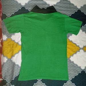 Green Color Tshirt For Men