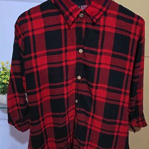 Check Shirt Combo For Women