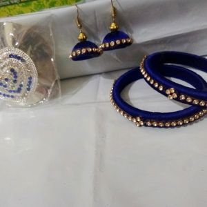 Bangles And Earrings With Clip
