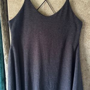 Grey Singlet Top