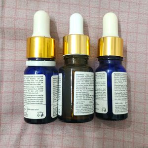 7 EMPTY serum Bottles