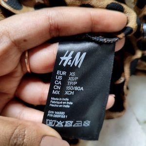 H&M Animal Print Shirt