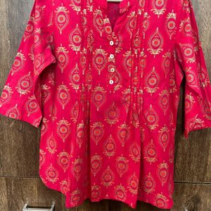 Red Festive Tunic