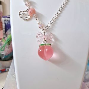 Cute Aesthetic Handmade Peach Necklace🍑✨️🤭