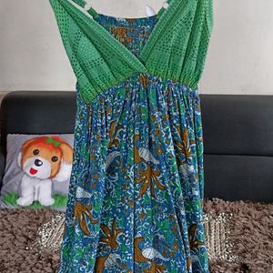 Green Strap Dress