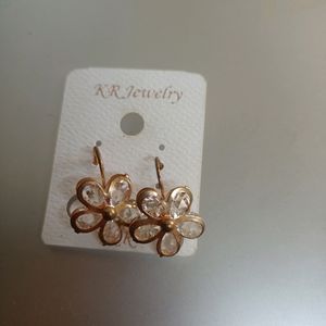 cute Korean Flower Earings