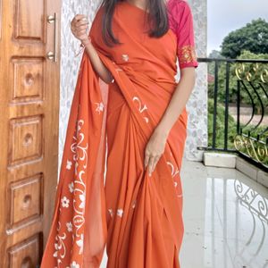 Saree With Blouse Piece