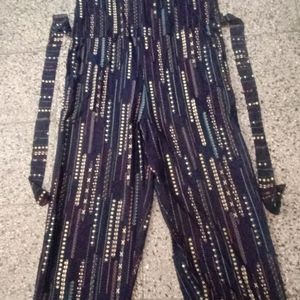 Rayon Foil Jumpsuit