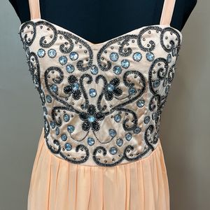 Embellished Gown With Tag