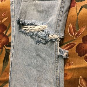 high waist  denim