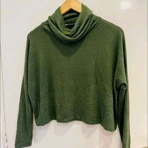 Beautiful Olive Green Crop Top