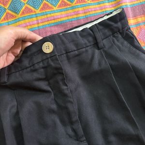 High Waisted Black Formsl Trouser