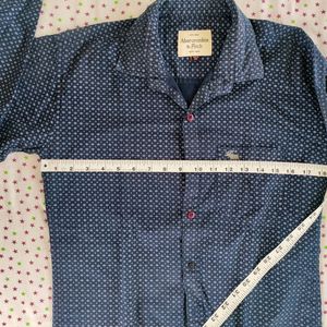 M Size Navy Blue Shirt