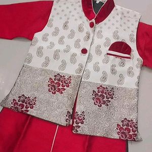 Dhoti Kurta Set With Koti For Boys 😎