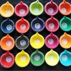 Diwali Colour Ful Diye In Digion 🪔 20 Piece