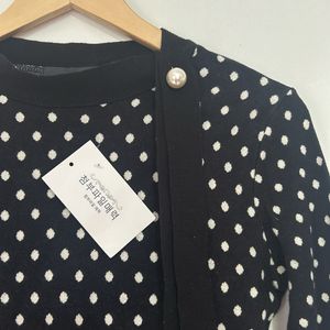 Korean Polka Dot Sweater