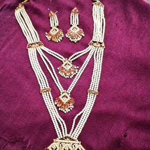 ♥️ Jewellery Set Earrings + 3 Layer Necklace ♥️