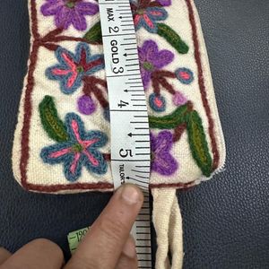 Hand Pouch Kashmiri Embroidery