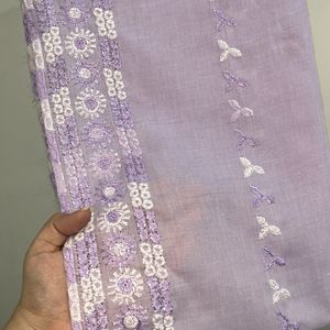 embroidered shawl pure cotton