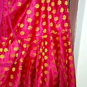 Lime Maroon Patiala Suit Set