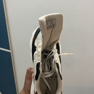 Zudio - Off White & Brown Sneakers - UK6