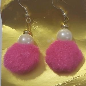 Pink Lightweight Earrings Brand New