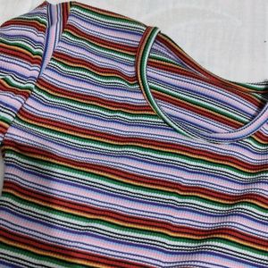 Regular Wear Multicolour Tshirt