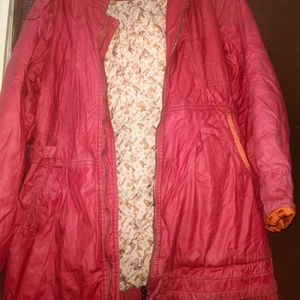 Red Jacket Hoody Korean Winter