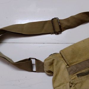 Khaki Coloured Hand Bag