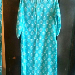 Block Print Kurta Set