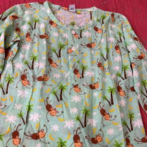 Kurta Pyjama - Monkey Print