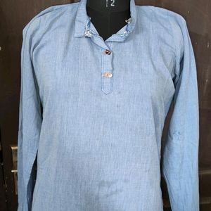 Blue Short Kurta