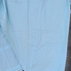 Stitched Blue Salwar Suit Set With Dupatta