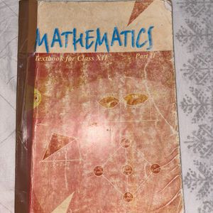 NCERT Maths Class 12- Part 2