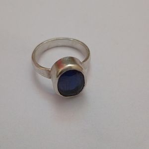 NEELI(IOLITE) STONE IN SILVER RING