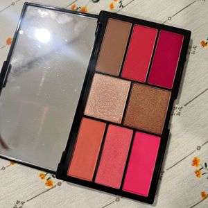 Swiss Beauty Blush N Highlighted Palette