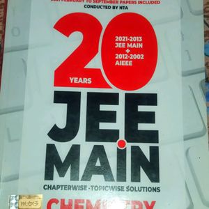 Chemistry mtg Jee Maine 20years