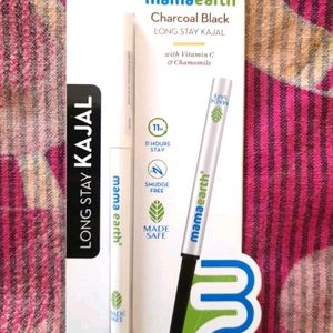 mamaearth Charcoal Black Long Lasting Kajal