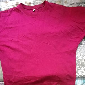 Price Drop: UNIQLO Hot Pink Cotton Tee