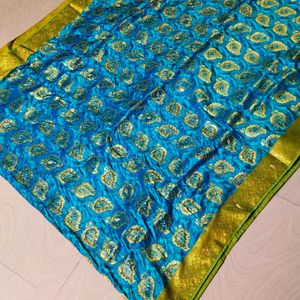 Full Maggam Work Pure Kanjeevaram Silk Saree