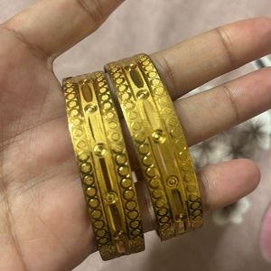 Two Golden Bangles (Read Description)