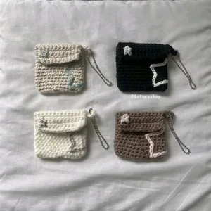 Crochet Pouch For Earphones