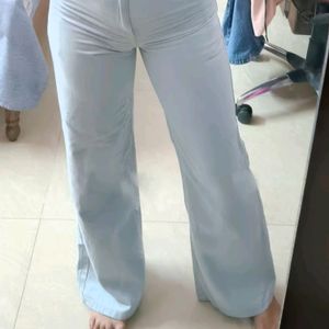 Cotton On Sky Blue Wide Leg Jeans